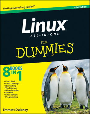 Cover art for Linux All-in-One for Dummies