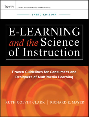 Cover art for e-Learning and the Science of Instruction