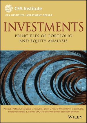 Cover art for Investments - Principles of Portfolio and Equity Analysis (CFA Institute Investment Series)