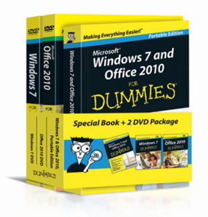Cover art for Windows 7 and Office 2010 For Dummies