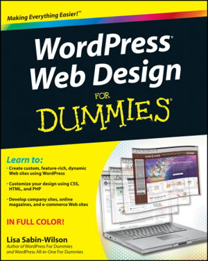 Cover art for WordPress Web Design For Dummies
