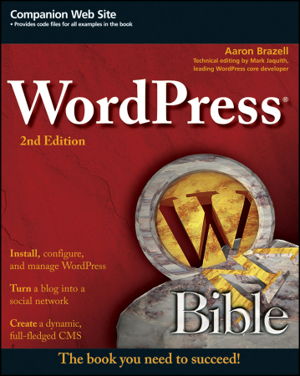 Cover art for WordPress Bible