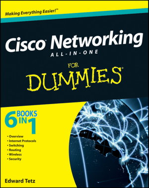 Cover art for Cisco Networking All-in-One For Dummies