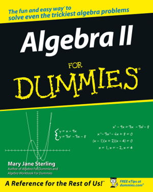 Cover art for Algebra II For Dummies