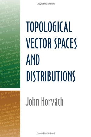 Cover art for Topological Vector Spaces and Distributions
