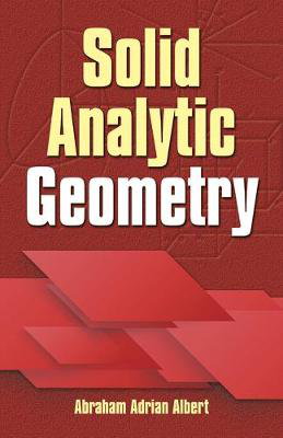 Cover art for Solid Analytic Geometry