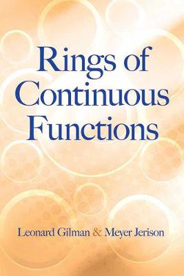 Cover art for Rings of Continuous Functions
