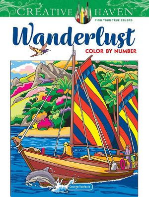 Cover art for Creative Haven Wanderlust Color by Number