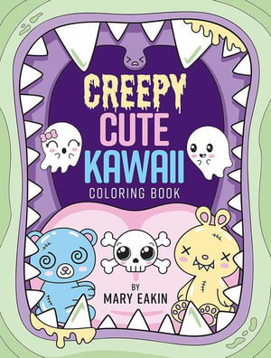 Cover art for Creepy Cute Kawaii Coloring Book