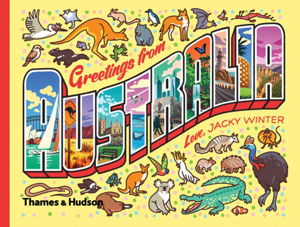 Cover art for Greetings From Australia A Postcard & Sticker Book