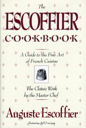 Cover art for Escoffier Cookbook
