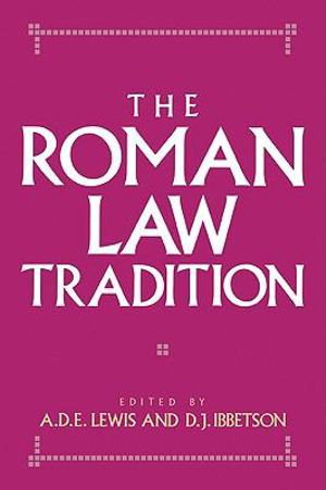 Cover art for The Roman Law Tradition