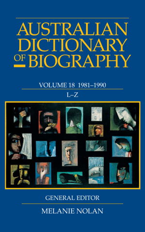 Cover art for Australian Dictionary of Biography