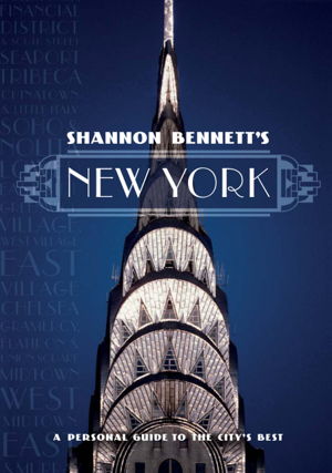 Cover art for Shannon Bennett's New York