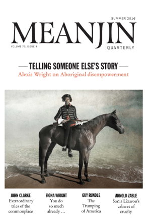 Cover art for Meanjin Vol 75 No 4