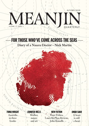 Cover art for Meanjin Vol 77 No 1