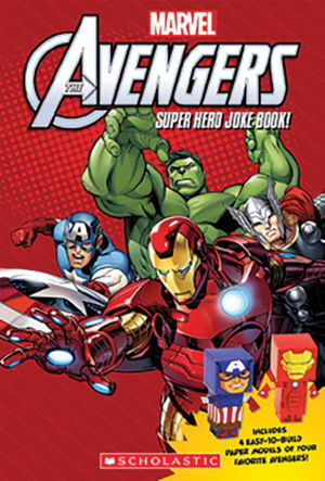 Cover art for Marvel Avengers Super Hero Joke Book!