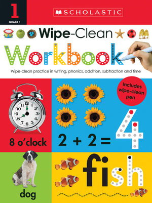 Cover art for Wipe-Clean Workbook Grade 1