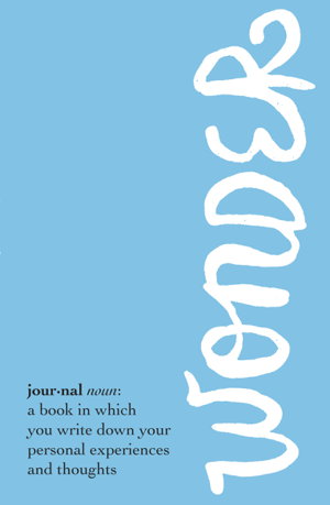 Cover art for Wonder Journal