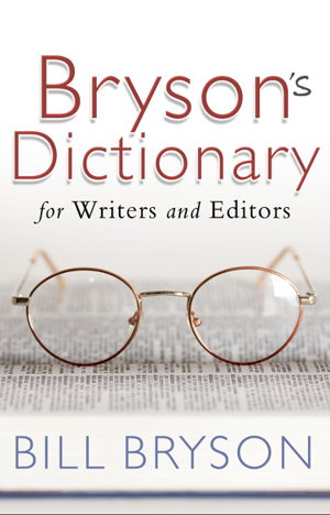 Cover art for Bryson's Dictionary for Writers and Editors
