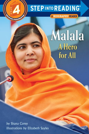 Cover art for Malala A Hero For All Step into Reading Lvl 4