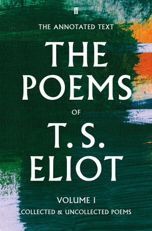 Cover art for T. S. Eliot The Poems