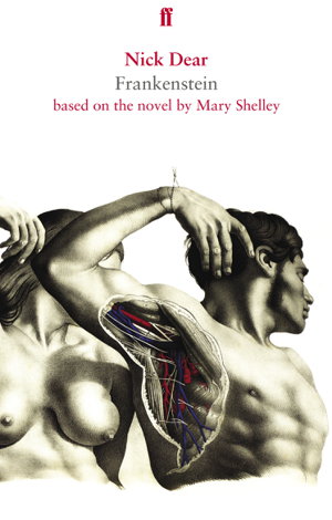 Cover art for Frankenstein, based on the novel by Mary Shelley