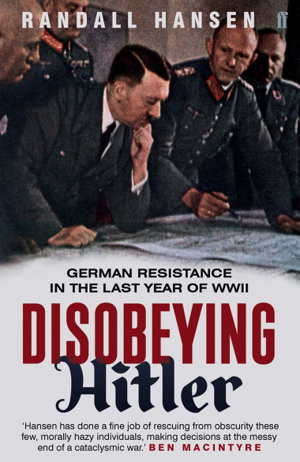 Cover art for Disobeying Hitler