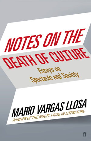 Cover art for Notes on the Death of Culture
