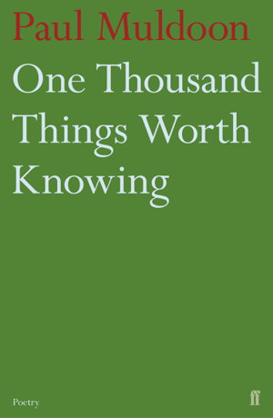 Cover art for One Thousand Things Worth Knowing