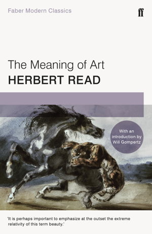 Cover art for The Meaning of Art
