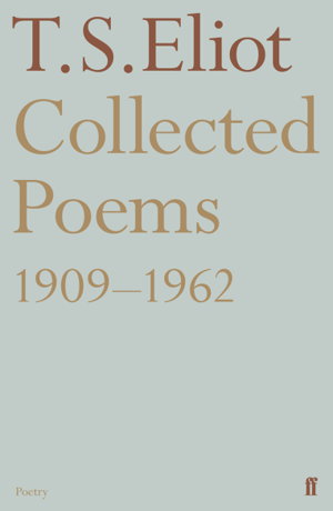 Cover art for Collected Poems 1909-1962