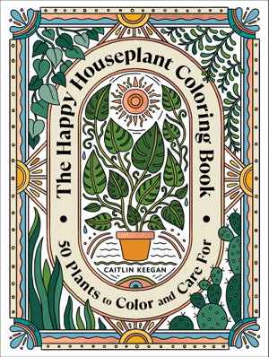 Cover art for The Happy Houseplant Coloring Book
