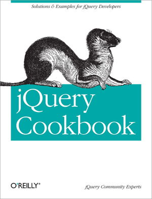 Cover art for jQuery Cookbook
