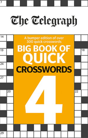 Cover art for Telegraph Big Book of Quick Crosswords 4