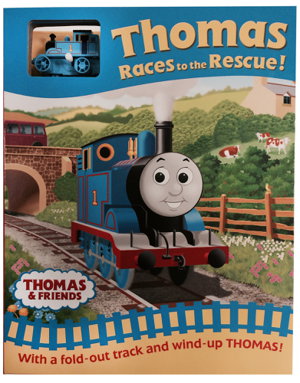 Cover art for Thomas Races to the Rescue