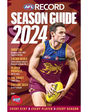 Cover art for AFL Record Season Guide 2024