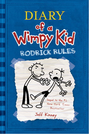 Cover art for Diary of a Wimpy Kid 02 Rodrick Rules