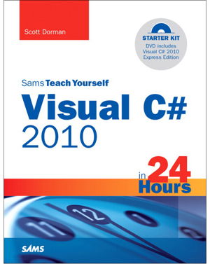 Cover art for Sams Teach Yourself Visual C# 2010 in 24 Hours