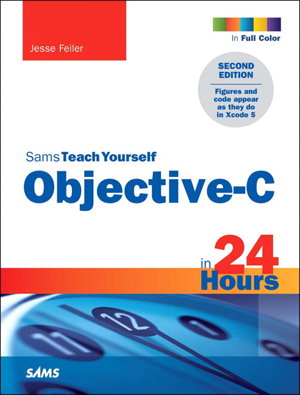 Cover art for Sams Teach Yourself Objective-C in 24 Hours