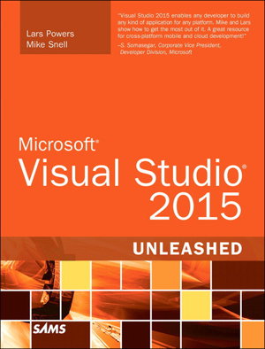 Cover art for Microsoft Visual Studio 2015 Unleashed