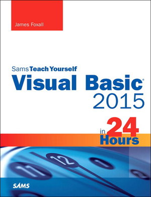 Cover art for Visual Basic 2015 in 24 Hours, Sams Teach Yourself