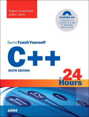 Cover art for C++ in 24 Hours, Sams Teach Yourself