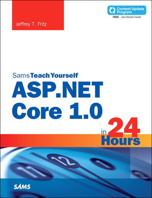Cover art for ASP.NET Core 1.0 in 24 Hours Sams Teach Yourself
