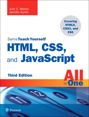 Cover art for HTML, CSS, and JavaScript All in One