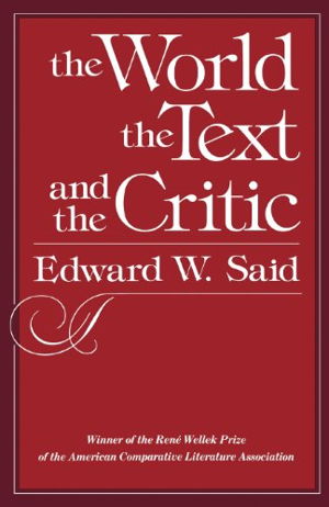 Cover art for The World the Text and the Critic