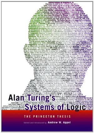 Cover art for Alan Turing's Systems of Logic