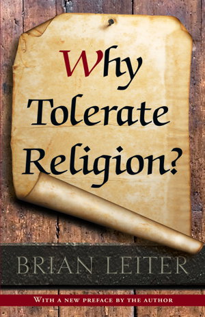 Cover art for Why Tolerate Religion?