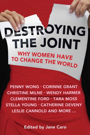 Cover art for Destroying the Joint Why Women Have to Change to World