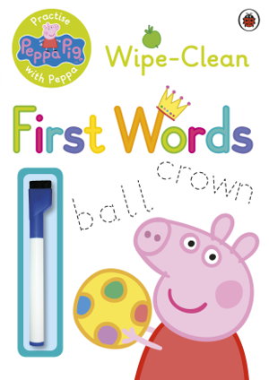 Cover art for Peppa Pig: Practise with Peppa: Wipe-Clean First Words